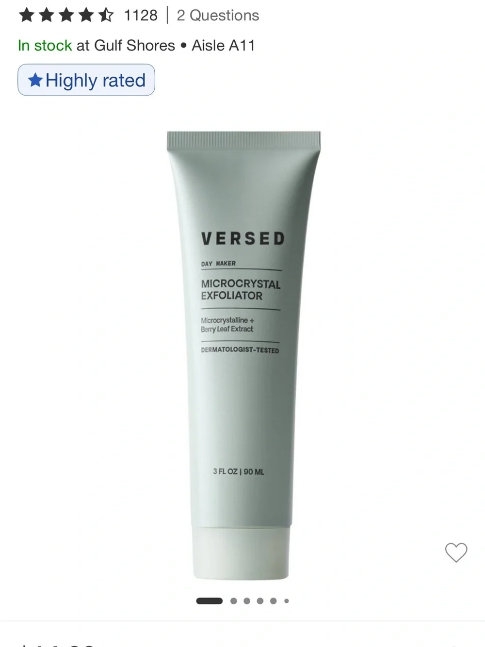 Versed Day Maker Microcrystal Exfoliator & Cleansing Balm Set in Sage Green